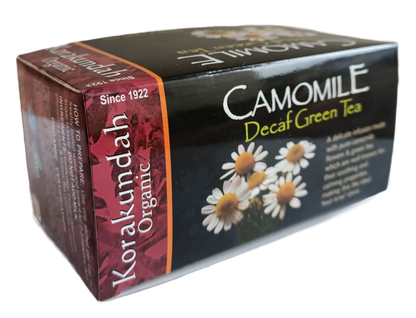 KORAKUNDAH Camomile Decaf Green Tea (25 Dip Bags)