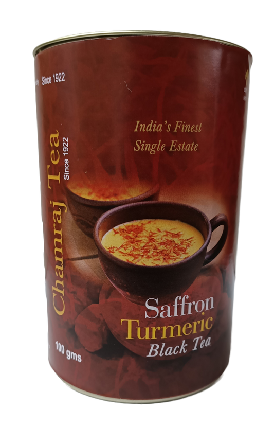 CHAMRAJ Saffron Turmeric Black Tea 100 gms