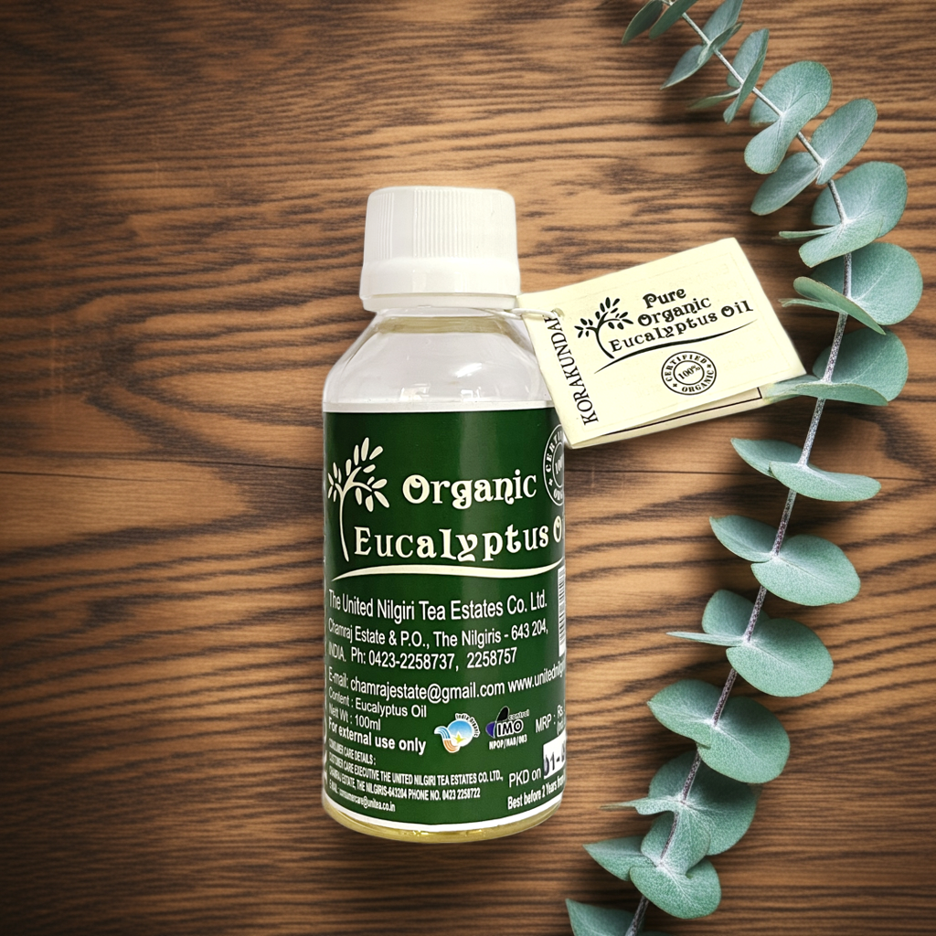KORAKUNDAH Pure Organic Eucalyptus Oil 100 ml