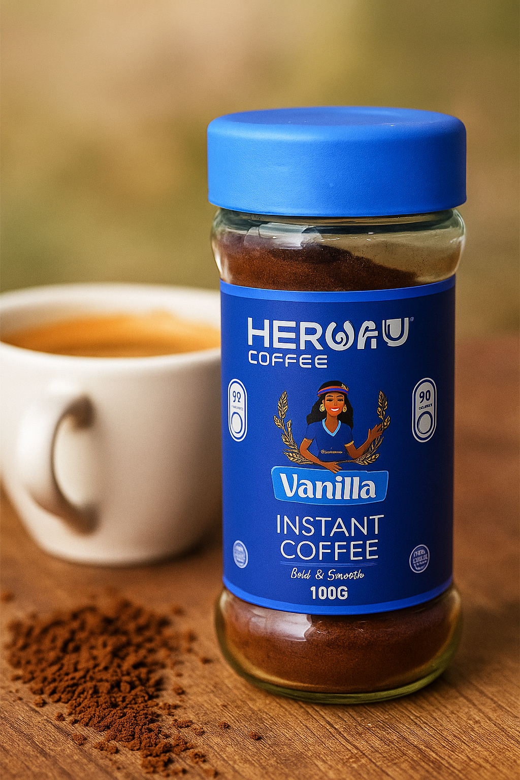 HERWAY Vanilla Instant Coffee 100 g