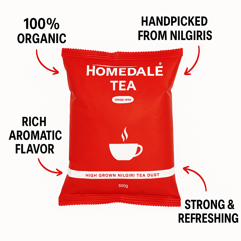 HOMEDALE High Grown Nilgiri Tea Dust 500 g