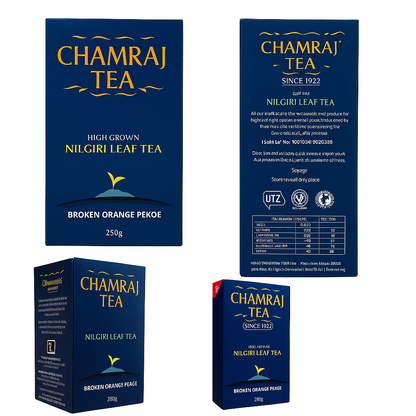CHAMRAJ High Grown Nilgiri Leaf Tea (BOP) 250 g
