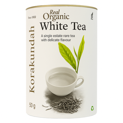 KORAKUNDAH Real Organic White Tea 50 g
