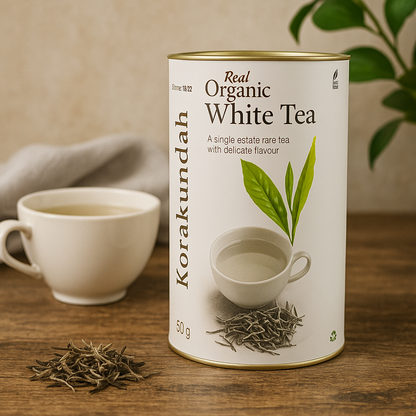 KORAKUNDAH Real Organic White Tea 50 g