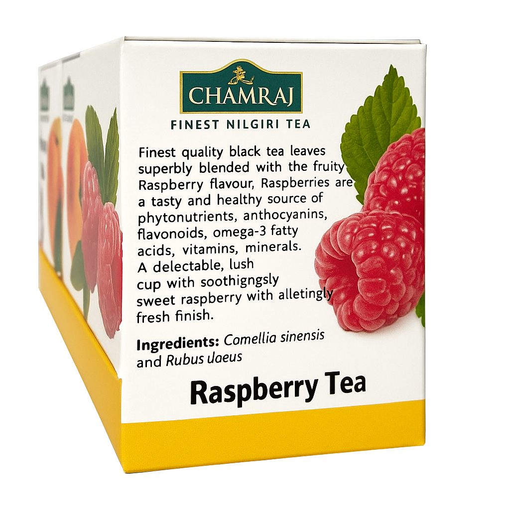 CHAMRAJ Fruit Pack - Assorted Nilgiri Flavoured Tea (40 Dip Bags)
