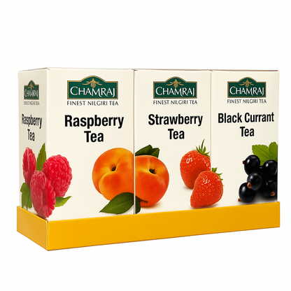 CHAMRAJ Fruit Pack - Assorted Nilgiri Flavoured Tea (40 Dip Bags)