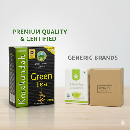 KORAKUNDAH Organic Green Tea (Jasmine) 250 g