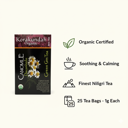 KORAKUNDAH Camomile Herbal Infusion (25 Dip Bags)