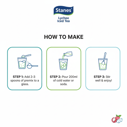 STANES Lychee Iced Tea Premix 250 g