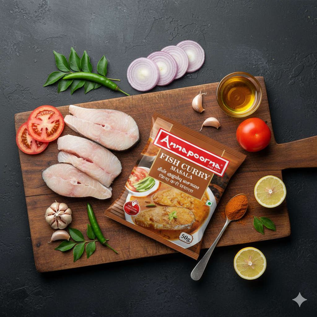 ANNAPOORNA FISH CURRY MASALA 50G