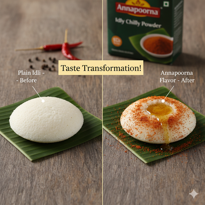 ANNAPOORNA IDLY CHILLY POWDER 50G