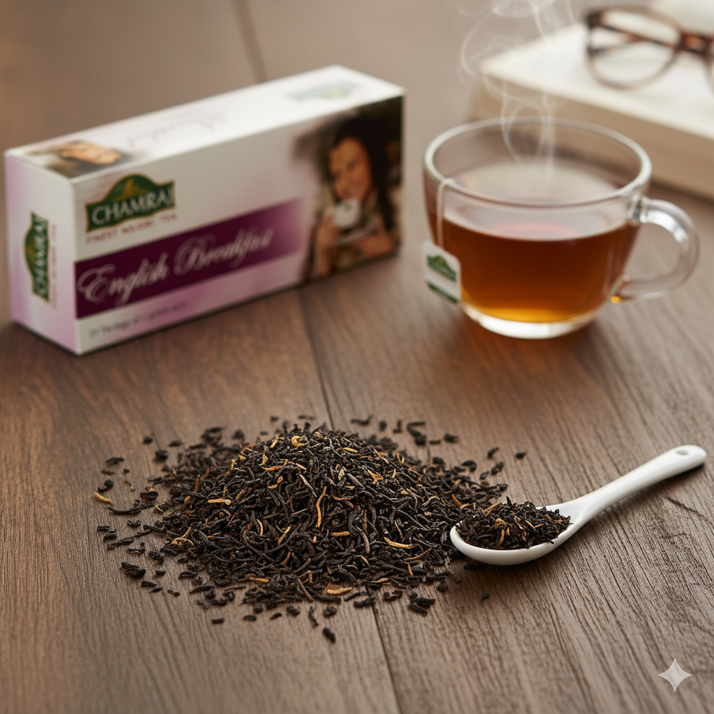 CHAMRAJ English Breakfast Tea (25 Dip Bags)