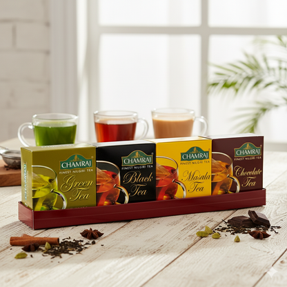 CHAMRAJ Gift Pack – Premium Nilgiri Tea Collection (40 Dip Bags)