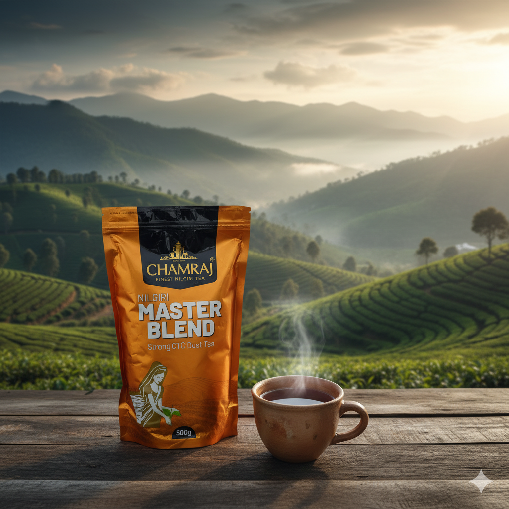 CHAMRAJ Nilgiri Master Blend Strong CTC Dust Tea 500 g