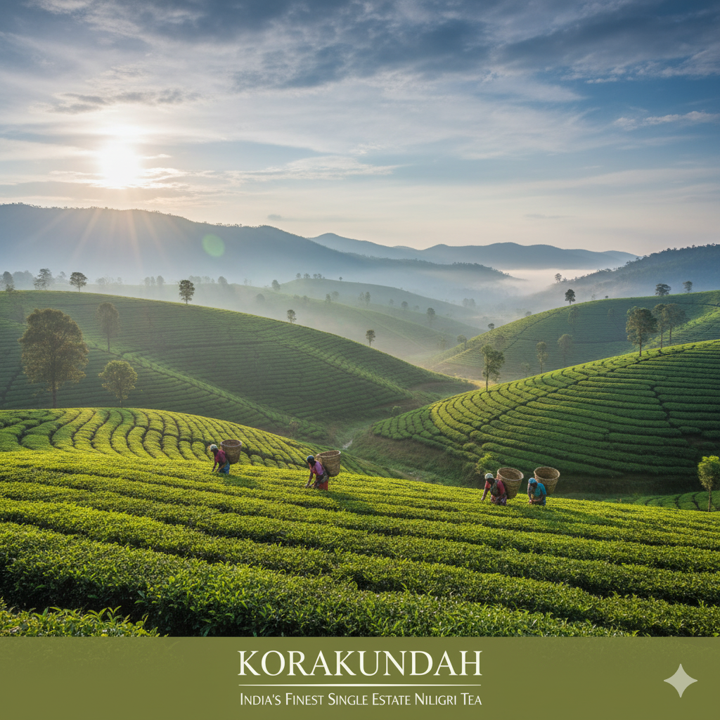 KORAKUNDAH Organic Green Tea (25 Dip Bags)