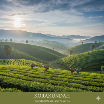 KORAKUNDAH Organic Green Tea (25 Dip Bags)