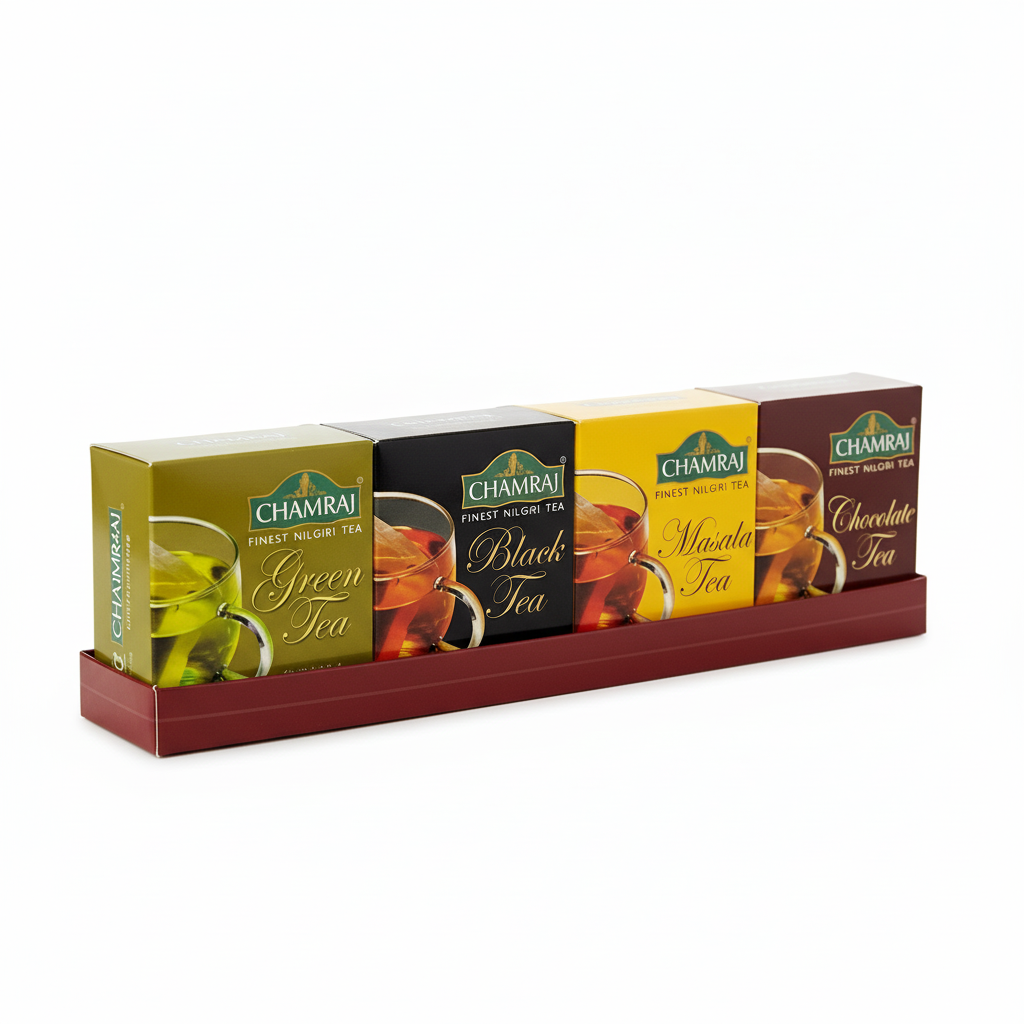 CHAMRAJ Gift Pack – Premium Nilgiri Tea Collection (40 Dip Bags)