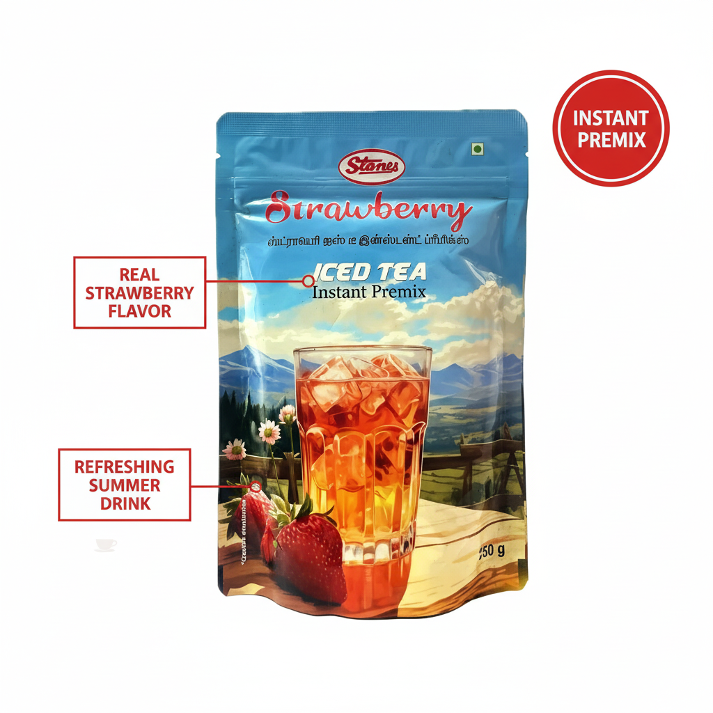 STANES Strawberry Iced Tea Instant Premix 250 g