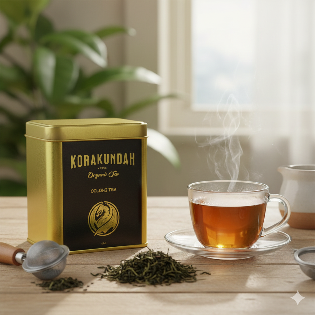 KORAKUNDAH Organic Oolong Tea 100 g