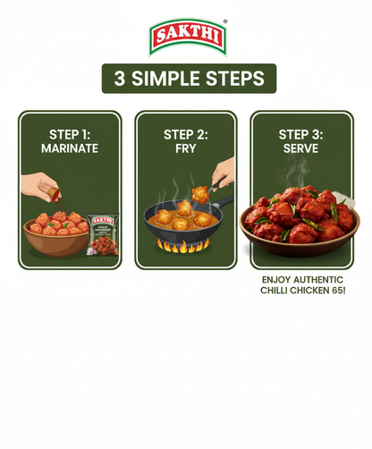 SAKTHI Chilli Chicken 65 Masala 50 g