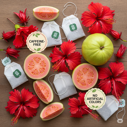 STANES Red Bliss Hibiscus Guava Herbal Infusion Dips