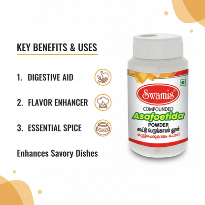 Swamis Asafoetida (Hing) 50g | Pure & Aromatic