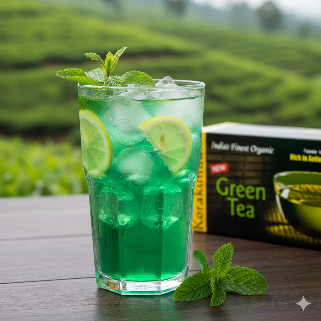 KORAKUNDAH Organic Green Tea (25 Dip Bags)