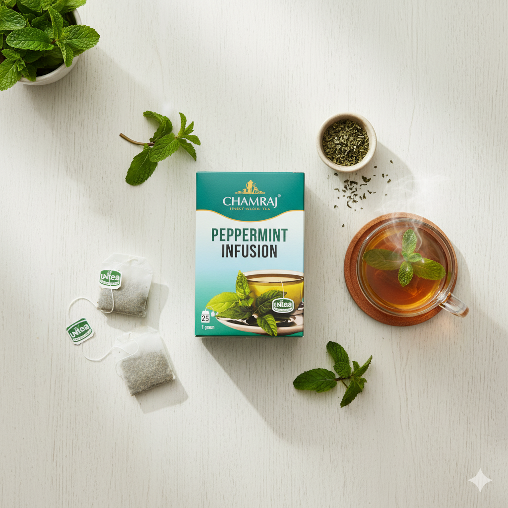 CHAMRAJ Peppermint Infusion (25 Dip Bags)