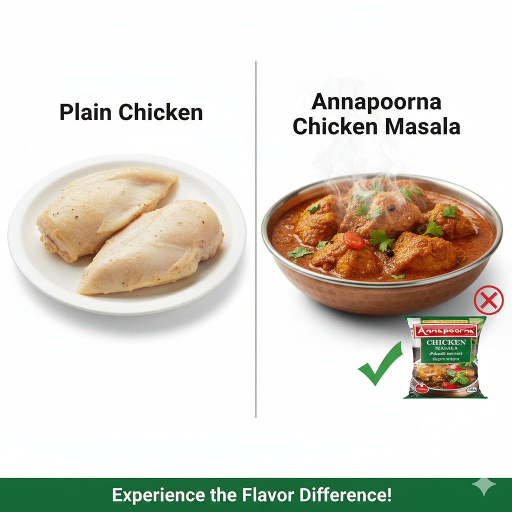 ANNAPOORNA CHICKEN MASALA 50G
