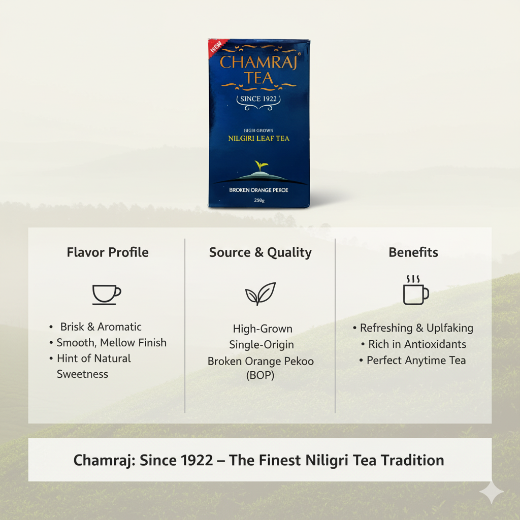 CHAMRAJ High Grown Nilgiri Leaf Tea 500 g