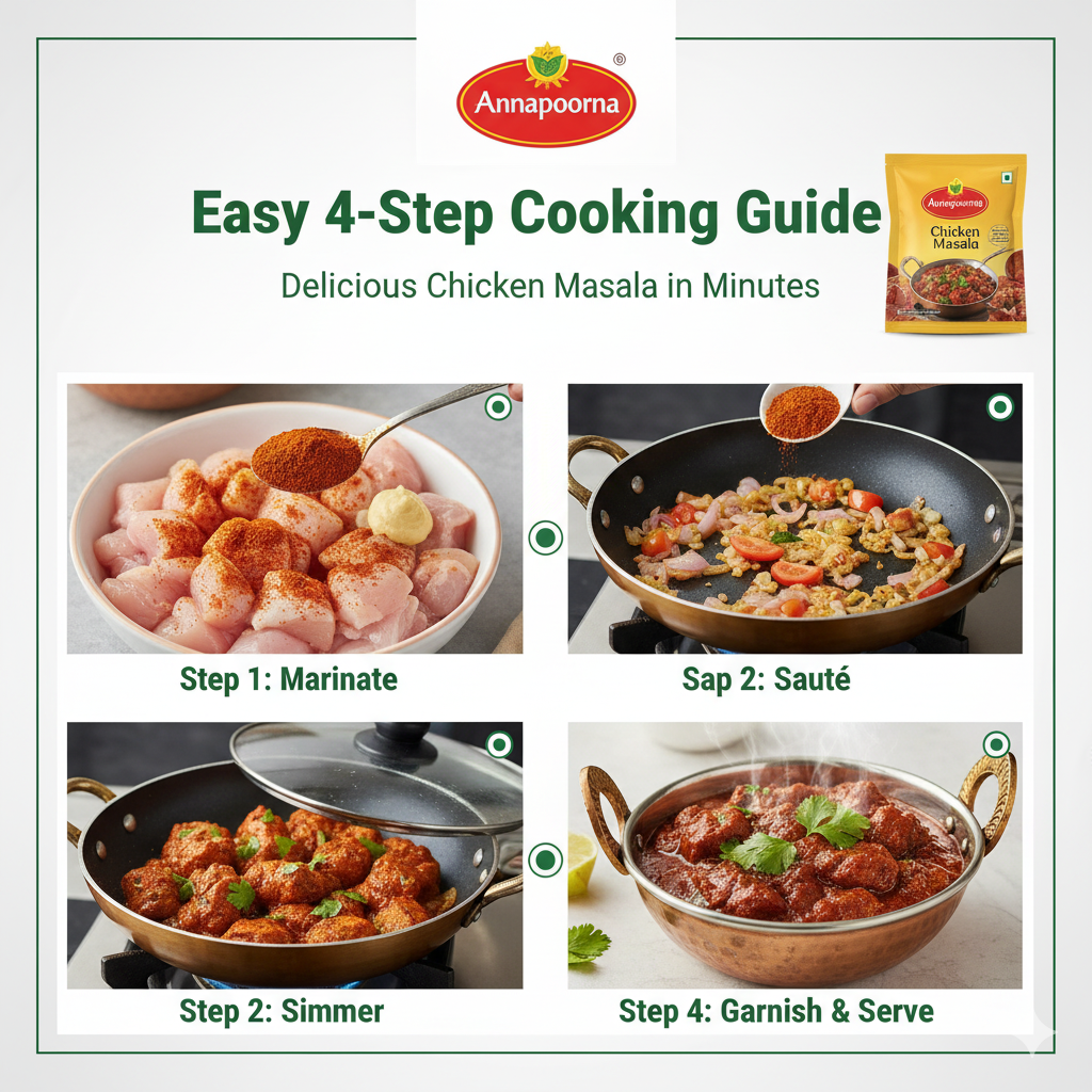 ANNAPOORNA CHICKEN MASALA 50G