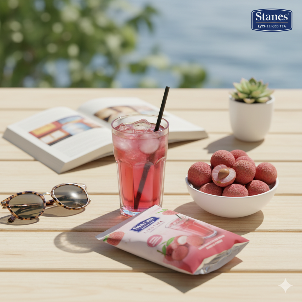 STANES Lychee Iced Tea Premix 250 g