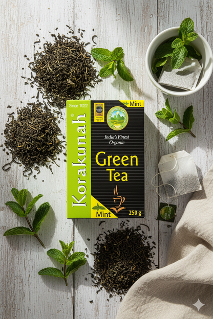 KORAKUNDAH Organic Green Tea (Mint) 250 g