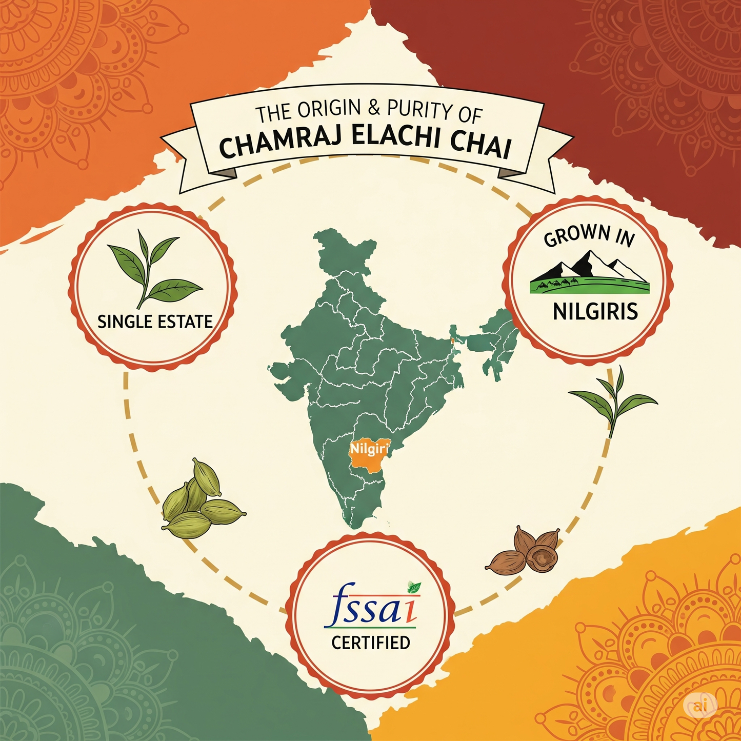 CHAMRAJ Elachi Chai 250 g