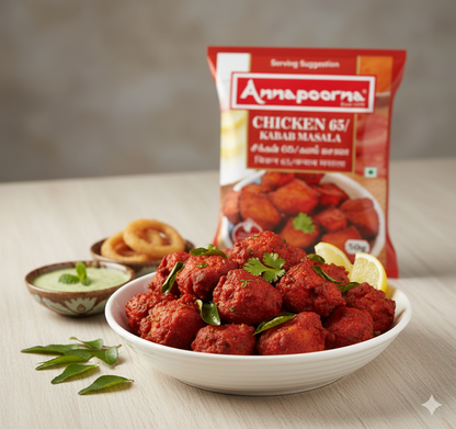 ANNAPOORNA CHICKEN 65/KABAB MASALA