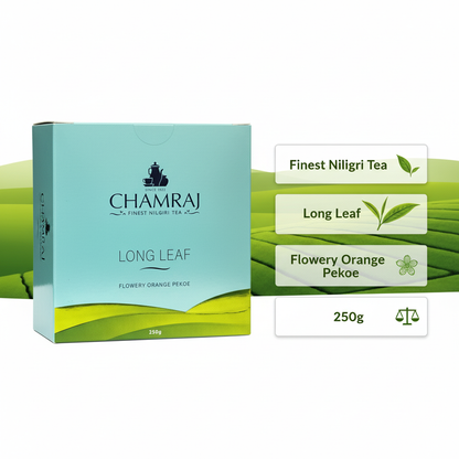 CHAMRAJ Long Leaf FOP (Flowery Orange Pekoe) Tea 250 g