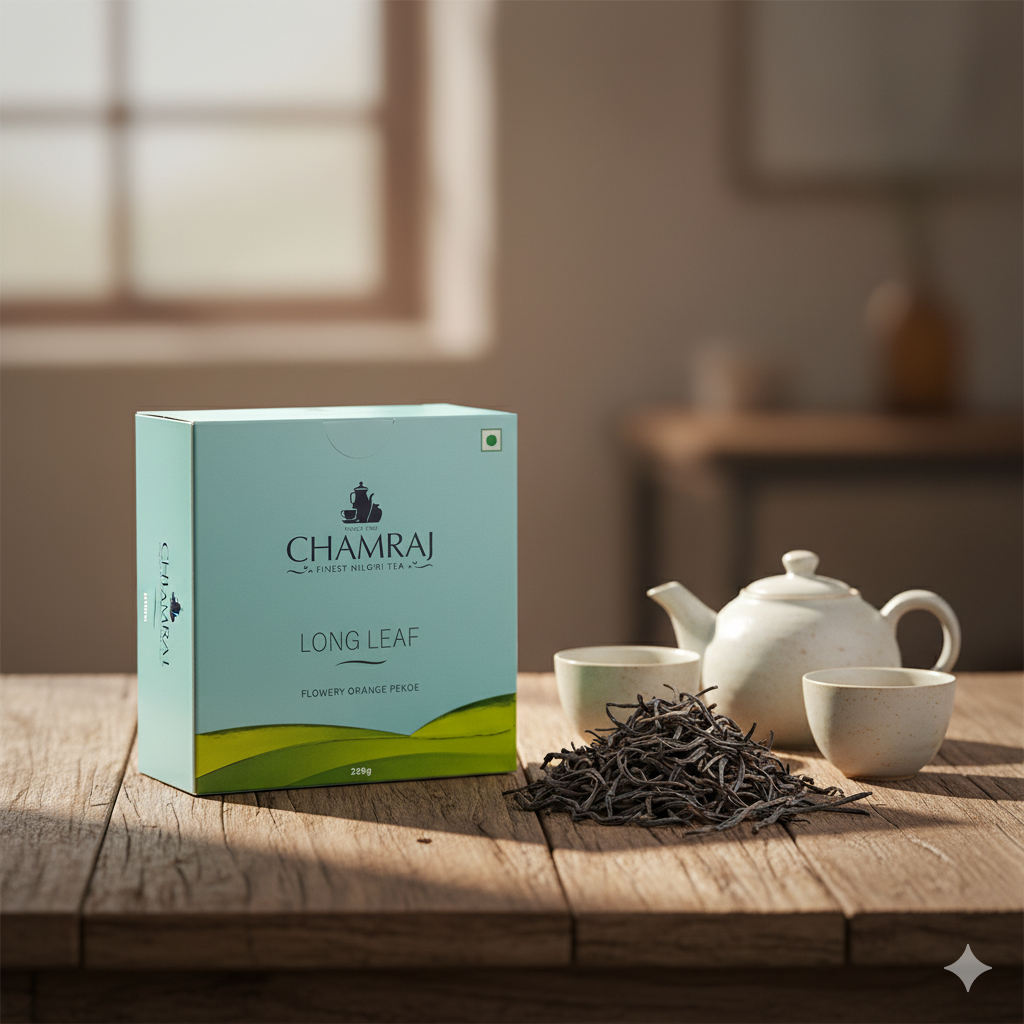 CHAMRAJ Long Leaf FOP (Flowery Orange Pekoe) Tea 250 g