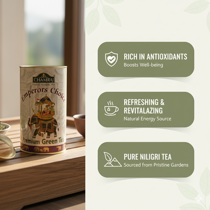 CHAMRAJ Emperor's Choice Premium Green Tea 100 g