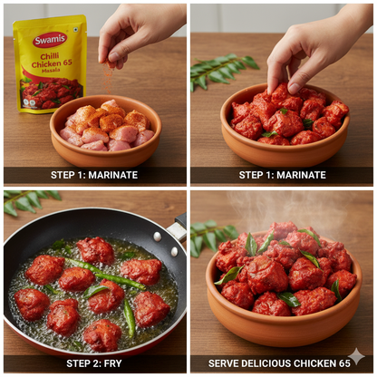 SWAMIS Chilli Chicken 65 Masala 300g