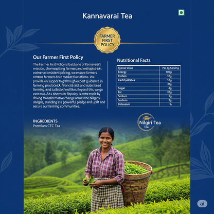 KANNAVARAI Estate Premium Nilgiri Tea 250 g