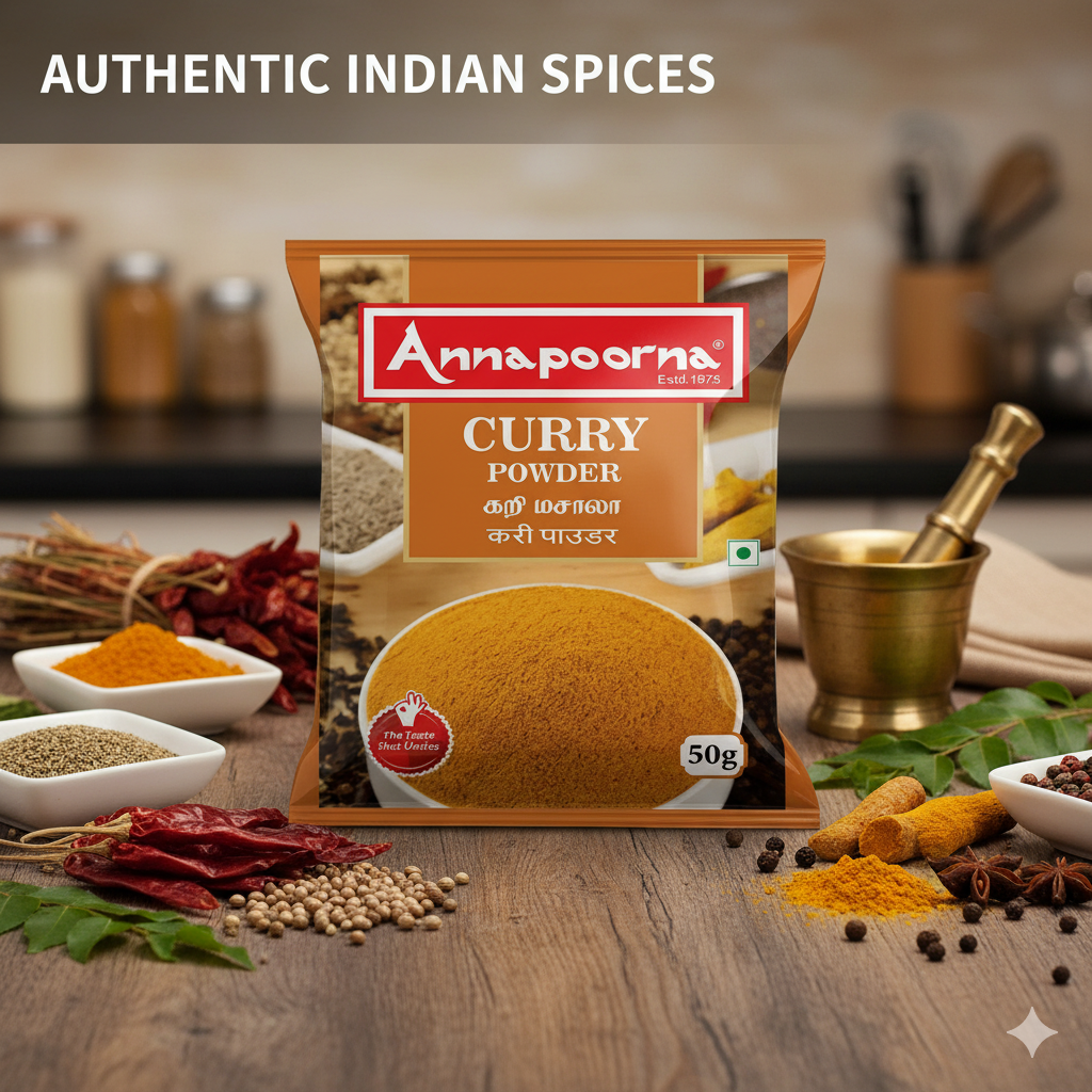 ANNAPOORNA CURRY POWDER 50G