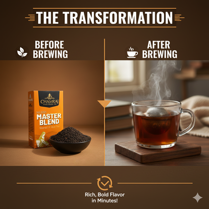 CHAMRAJ Nilgiri Master Blend Strong CTC Dust Tea 250 g