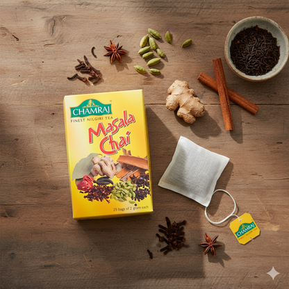 CHAMRAJ Masala Chai (25 Dip Bags)