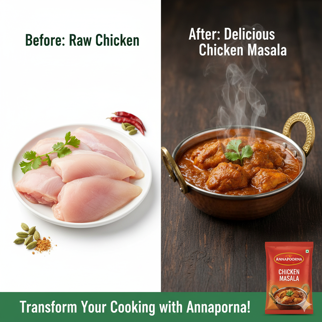 ANNAPOORNA CHICKEN MASALA 50G