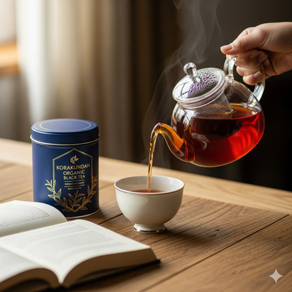 KORAKUNDAH Organic Black Tea in Canister 100 g