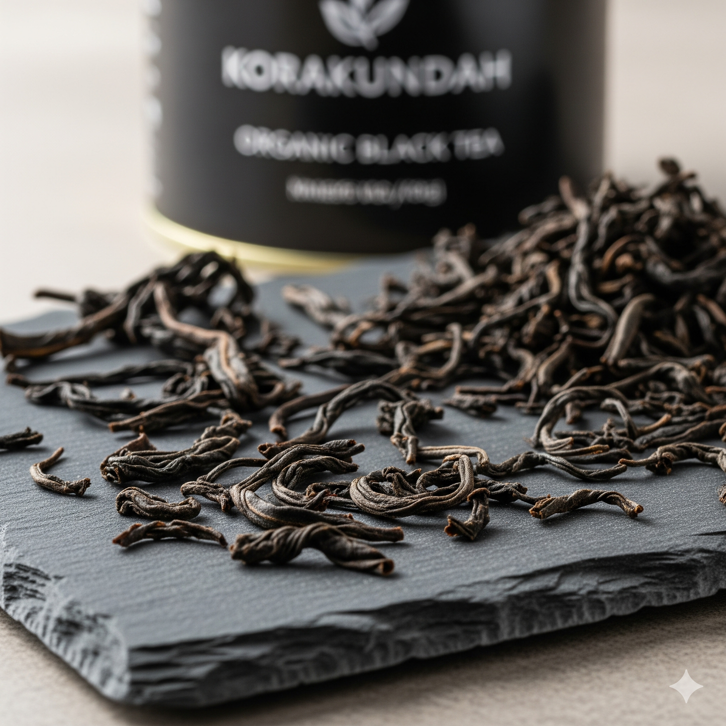 KORAKUNDAH Organic Black Tea in Canister 100 g