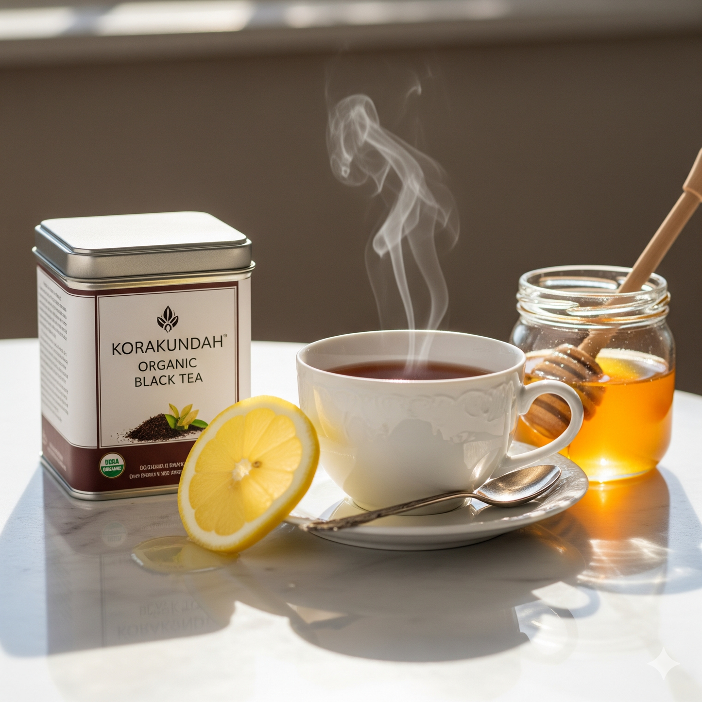 KORAKUNDAH Organic Black Tea in Canister 100 g