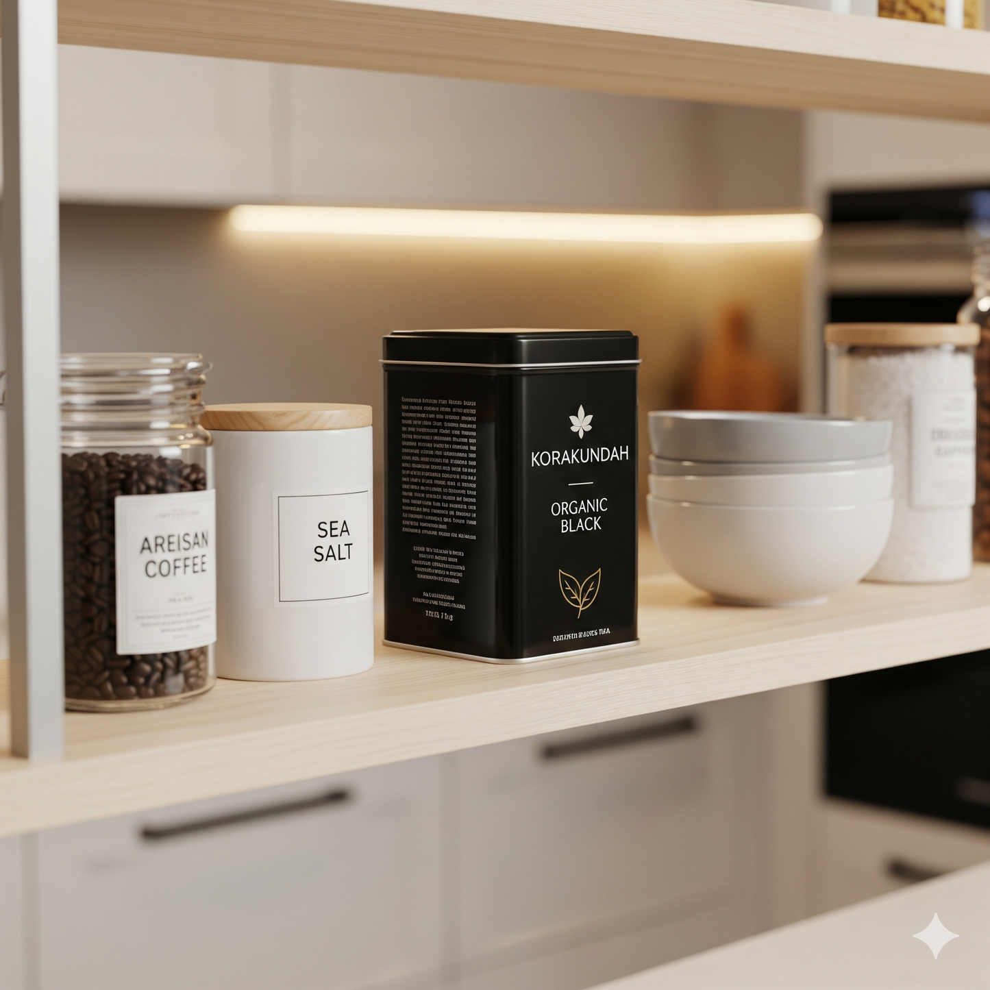 KORAKUNDAH Organic Black Tea in Canister 100 g