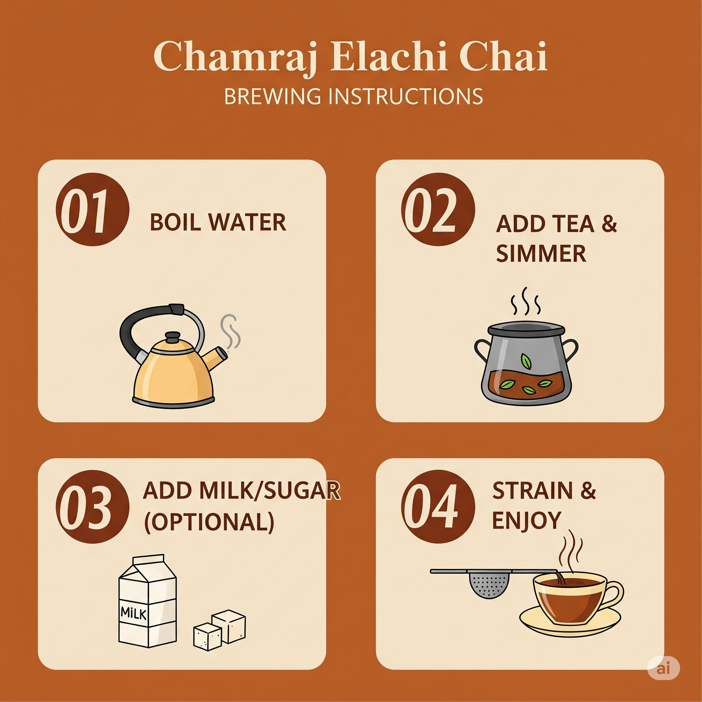 CHAMRAJ Elachi Chai 250 g