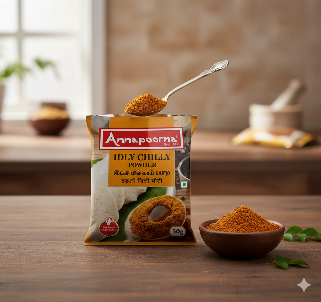 ANNAPOORNA IDLY CHILLY POWDER 50G